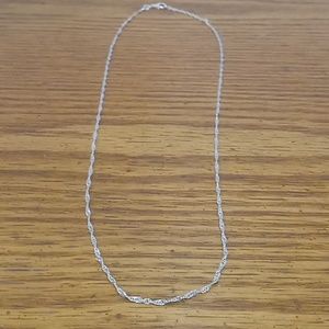 Sterling silver wave chain (22", 24")